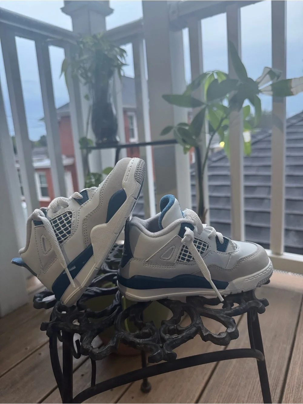 Air Jordan 4 ‘Industrial Blue’ Toddler Sneakers Size 8 toddler boys
